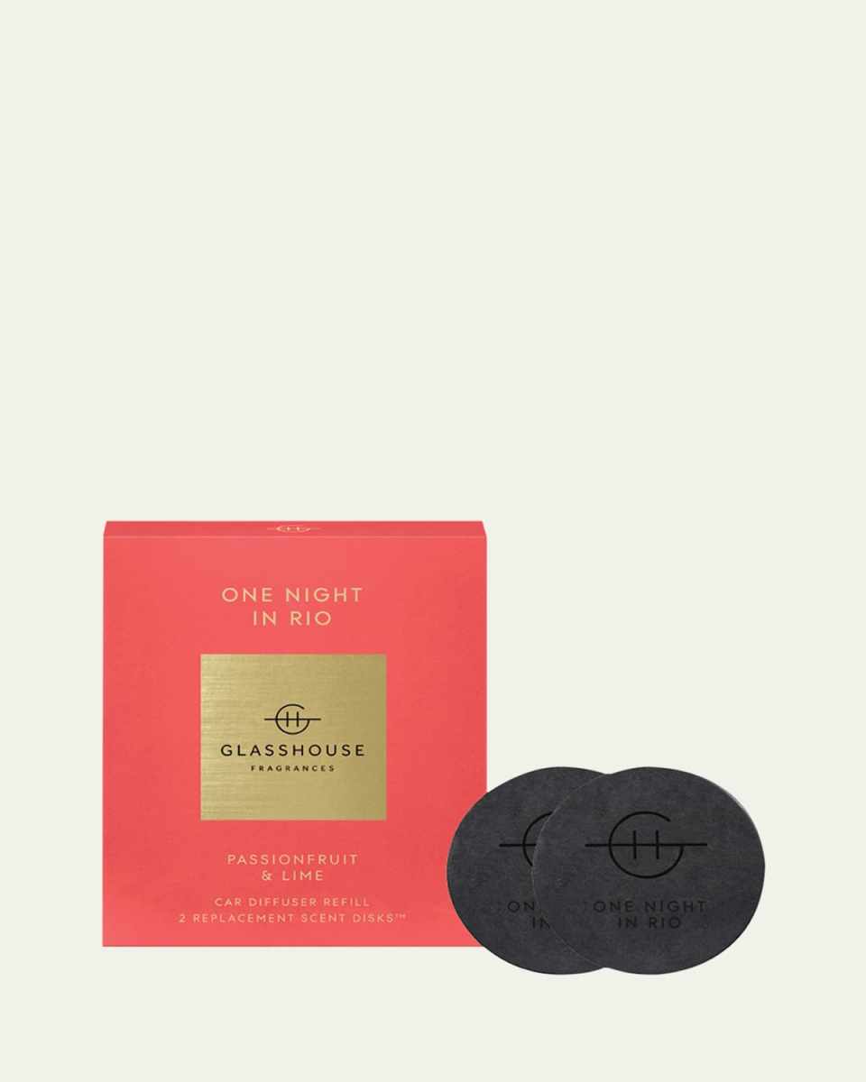 One Night in Rio Car Diffuser Replacement Scent Disks, Set of 2